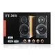 Компьютерные колонки музыкальные акустическая система UKC FT-2O3I USB 6W Черные - изображение 5