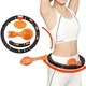 Обруч массажный Intelligent Hula Hoop black/orange / умный - изображение 7