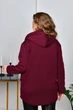 Куртка с капюшоном, мод ФЛ-3696, марсала, размер 48-50 - изображение 3