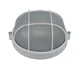 Светильник НПП1302-60W-E27-IP65 круг белый с решеткой TNSy - изображение 1