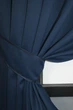 Комплект штор коротких VR-Textil Блэкаут Midnight № 1164ш Темно-синий 140х170 см 2 шт (35-0011) - изображение 3