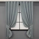 Комплект штор коротких VR-Textil Лен Парма № 1340ш 130х170 см 2 шт Серый (35-0012) - изображение 1