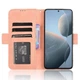 Чехол-книжка с кармашками Deexe Wallet Stand для Xiaomi Poco X6 Pro - Pink - изображение 3