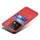 Захисний чохол Deexe Pocket Case для Xiaomi Redmi Note 13 5G - Red - зображення 4