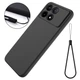 Силиконовый (TPU) чехол Deexe Silicone Case для Xiaomi Poco X6 Pro - Black - изображение 2