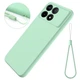 Силиконовый (TPU) чехол Deexe Silicone Case для Xiaomi Poco X6 Pro - Green - изображение 2