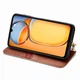 Чехол Deexe Rhombus Wallet для Xiaomi Redmi 13C / Poco C65 - Brown - изображение 3