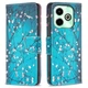 Чохол з малюнком Deexe Color Wallet для Infinix Hot 40 / 40 Pro - Plum Blossom - зображення 1