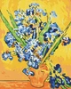 Картина по номерам Ирисы в вазе (BS52876) Brushme 40x50 см - изображение 1