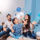 Левітуючий шар-спіннер FlyNova pro Gyrosphere іграшка м'яч бумеранг світиться, Блакитний - зображення 7
