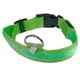 Світлодіодний LED нашийник Lesko Green XS USB для собак і котів світиться - зображення 5