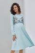 Изысканное платье для беременных и кормящих Magnolia Юла Мама L Голубой DR-30.092 - изображение 3