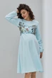 Изысканное платье для беременных и кормящих Magnolia Юла Мама L Голубой DR-30.092 - изображение 8