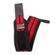 Кистевые бинты Gorilla Wear Wrist Wraps PRO Black/Red (45 см, средняя жесткость) - изображение 4