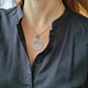 Серебряная подвеска оберег амулет Валькирия черненое серебро 925 89045ч 5.10г - изображение 2
