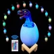 Дитячий 3D нічник світильник динозавр в яйці Dinosaur Lamp різнокольоровий з пультом д/к з підзарядкою від USB - зображення 3