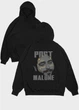 Чоловіче худі MODNO з принтом Hip-Hop/Post Malone S Чорний (HD004-7-BL-004-1-150) - изображение 1