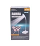 Лампа настільна гнучка MASTERTOOL 125х100х350 мм COB LED USB/3xAA ABS 94-0814 - зображення 5