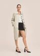 Тренч Mango 27054011 L Экрю - изображение 2