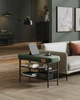 Тумба под обувь Loft_Apartament 30 x 80 x 50 см цвет зеленый - изображение 2