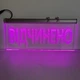 Акрилайт Відчинено | Светодиодня табличка | LED вывеска Розовая 400х190 - изображение 4