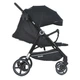 Детская прогулочная коляска книжка BAMBI M 5723 VIVA Black черная нагрузка 22 кг - изображение 5