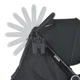 Детская прогулочная коляска книжка BAMBI M 5723 VIVA Black черная нагрузка 22 кг - изображение 11