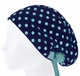 Медична шапочка жіноча HeadwearUniverse універсальна принт Горох шавлієвий - зображення 3