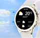 Смарт годинник Розумний браслет Smart Attractive King Plus Жіночі Прийом дзвінків 2 Ремінці Пульсометр Лічильник калорій Шагомер Gold+White - зображення 6