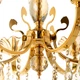 Люстра классическая Flora U003/6/gold металлическая с медовыми плафонами (21-81-U003/6/gold) - изображение 4