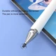 Стилус 2 в 1 для всех сенсорных экранов, универсальный для IOS и Android белый - изображение 10