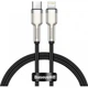 Кабель Baseus Cafule Metal Type-C to Lightning PD 20W (2m) Black (CATLJK-B05) - изображение 1