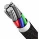 Кабель Baseus High Density Braided Type-C to Lightning PD 20W (1m) Black (CATLGD-01) - зображення 4