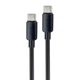 Кабель Hoco X96 Hyper 60W fast charging data cable Type-C to Type-C Black - изображение 1