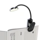 LED светильник для чтения Baseus Comfort Reading Mini Clip Lamp с клипсой 3W 4000K 350mAh Dark Gray (DGRAD-0G) - изображение 4