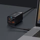 Мережевий зарядний пристрій Baseus GAN3 Pro Desktop Fast Charger 100W EU 2x USB Type-A + 2x USB Type-C PD3.0 QC4.0 AFC Black (CCGP000101) - зображення 8