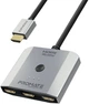 Свитч Promate MediaSwitch-H3 4K 3xHDMI to HDMI Silver (mediaswitch-h3.silver) - изображение 1