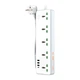 Сетевой фильтр Hoco AC13A Talento 5-position socket (1C3A) (EU) White - изображение 1