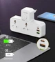Сетевой удлинитель фильтр разветвитель LDNIO SC2311 2 USB 1 Type-C 2 розетки с ночником быстрая зарядка 20W White/Белый - изображение 5