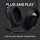 Ігрові навушники Logitech G535 Lightspeed Wireless Gaming Headset (981-000972) Black - зображення 6