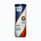 Мячи теннисные для грунта Wilson Roland Garros Clay CT 3 BALL WRT125000 - изображение 2