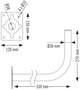 Кронштейн для антени DPM настінний коліно 530 x 270 мм (WS-43530) (5906881179123) - зображення 4