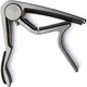 Каподастр для акустической гитары Dunlop 83CS Trigger Capo Acoustic Curved Smoked Chrome - изображение 1