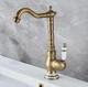 Смеситель для кухни Epelli Retro Bronze 04 с керамикой Бронзовый - изображение 1