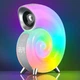Портативна смарт-колонка нічник годинник G-Smart RGB G70 5W Snail Conch Music Lamp Bluetooth будильник таймер - зображення 7