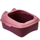 Туалет для кішок Taotaopets 268802 Лоток для котів 40*30*20 cm Pink з лопаткою - зображення 6