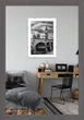 Фоторамка деревянная 40х60 багет: DL3304-05 Темно-серое дерево (с антибликовым стеклом 2мм, двп) EmojiFrame - изображение 1