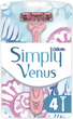 Одноразові станки для гоління жіночі Simply Venus 3 4 шт (7702018024636) - зображення 1