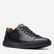 Sneakersy męskie skórzane do kostki Clarks CLA26144904 41.5 Czarne (5050408953700) - obraz 2