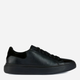 Sneakersy męskie skórzane do kostki Geox GEOU355WA00047C9999 44 Czarne (8050036996596) - obraz 1